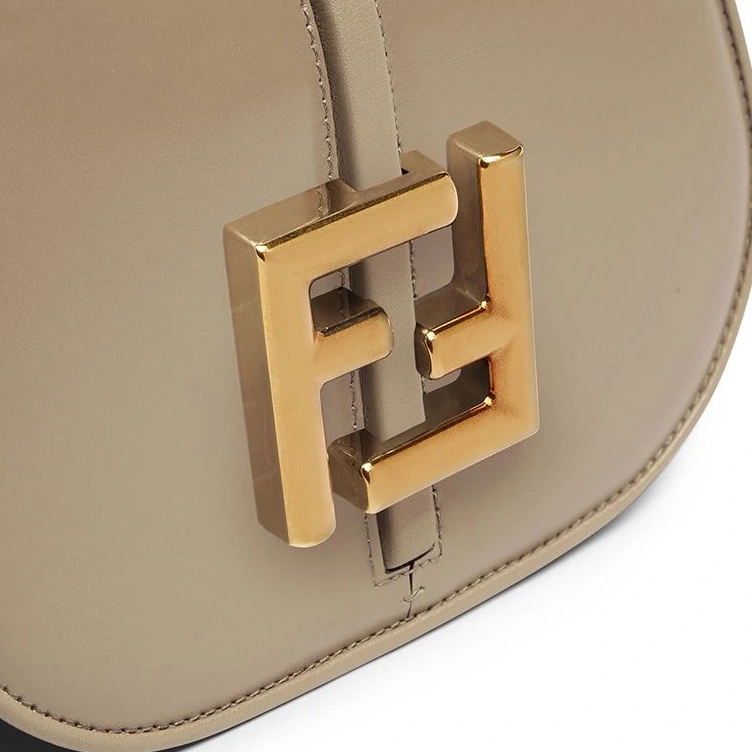 Affordable HOT Grey Mini Fendi C'mon Calf In Leather Bag 0818